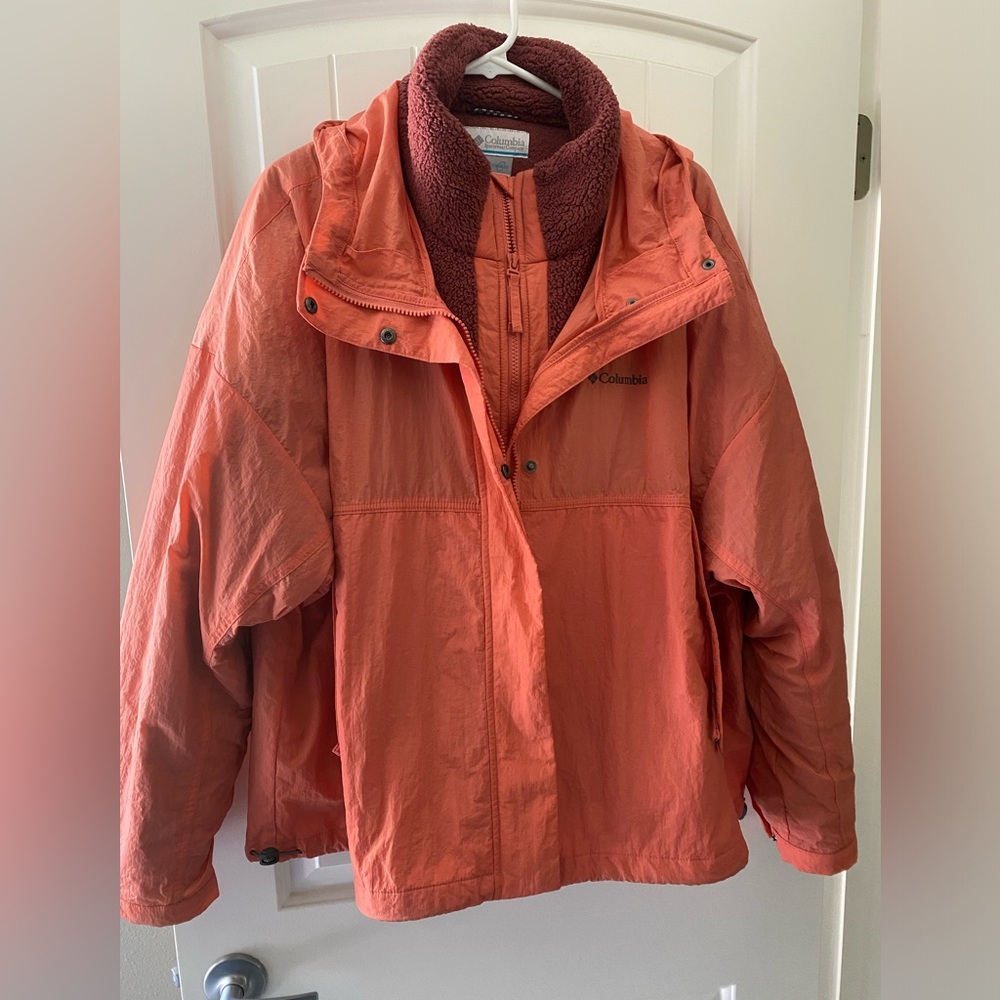 Coral 3-in-1 Columbia Jacket